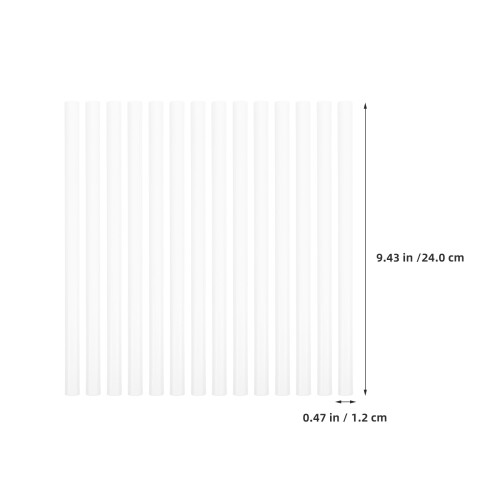 100Pcs White Plastic Cake Dowels for Stacking Tiered Cakes Support 1