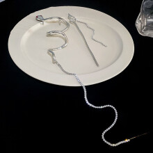 Chinese Style Silver Hair Sticks with Snake Twine