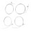 4Pcs Nylon Ukulele Strings Transparent Warm Tone 14