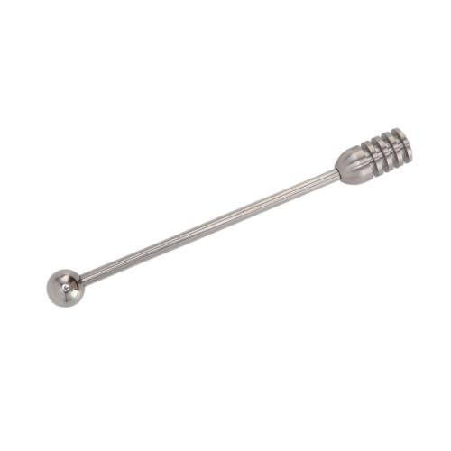 15.5cm 304SS Fluted Honey Stirrer 1