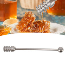 Honey Mixing Stick 15.5cm Fluted SS