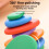 Rainbow Pebbles Sorting Toy for Toddlers - 50 Char 1