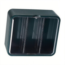 Adjustable Multiple Layer Shelves Wall Mount Clear-Green