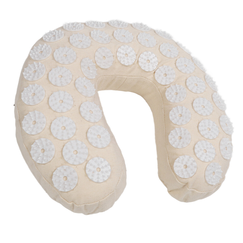 Neck Pillow U Shaped Acupressure Memory Foam Cervical Support for Pain Relief