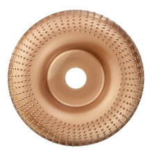 125mm Tungsten Carbide Wood Carving Disc for Angle Grinder, Rose Gold Abrasive Grinding Wheel, 110mmx22mm Specifications