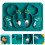 2Sets Silikon Babyteller Set Olivegrün Mit , Gabel Essschale 10
