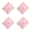 4Stk Metall Buchhalter Pink Multifunktional Leseständer 6