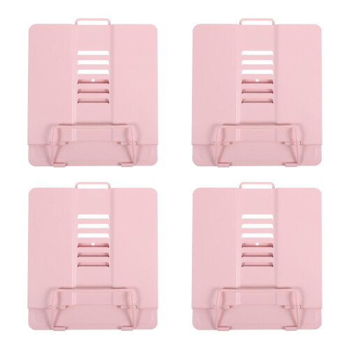 4Stk Metall Buchhalter Pink Multifunktional Leseständer 1