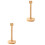 2Stk Holzhalter Rollpapier Khaki Vielseitig Und 3