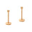 2Stk Holzhalter Rollpapier Khaki Vielseitig Und 4