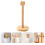 2Stk Holzhalter Rollpapier Khaki Vielseitig Und 10