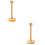 2Stk Holzhalter Rollpapier Khaki Vielseitig Und 6