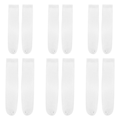 24Paare DIY Sublimationssocken Weiß Baumwolle Doppelseitig Blank