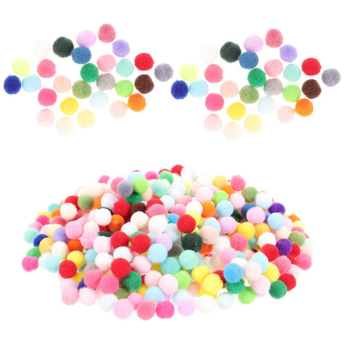 4000Stk Farbiges Elastisches Plüschbällchen Material Für DIY Zubehör