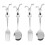 4Stk Kinderbesteck Set Mit -Gabel Silber 4