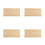 4Sets Bambus Namensschild Mit Khaki, Langlebig Und Elegant 2