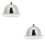 2Pcs Butter Dish with Lid Ceramic Container for Spices Desserts 5