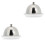 2Pcs Butter Dish with Lid Ceramic Container for Spices Desserts 3