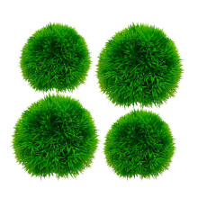 16Pièces Plantes Aquatiques Artificielles Vertes Décor En PP