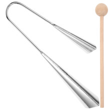4Pièces Instruments De Percussion Cowbell En Métal Durable Argent