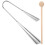 4Pièces Instruments De Percussion Cowbell En Métal Durable Argent 1