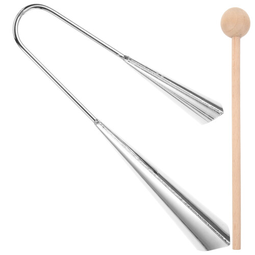 4Pièces Instruments De Percussion Cowbell En Métal Durable Argent