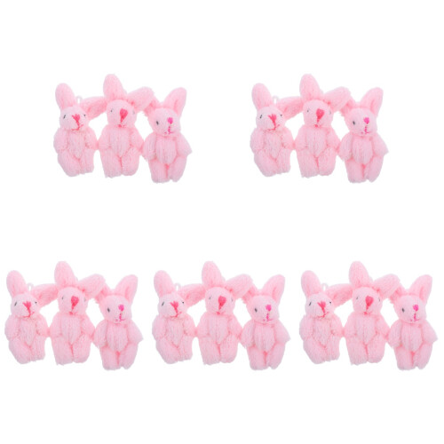15 Pièces Statue Miniature De En Peluche Pour Micro Paysage 2