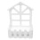 2Pcs White Wooden Wall Planter with Foam Insert for Artificial Flowers 2