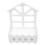 2Pcs White Wooden Wall Planter with Foam Insert for Artificial Flowers 3
