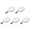 5Pcs Silver Wire Mesh Fishing Nets Large Scoop Durable Landing Nets 4