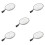 5Pcs Silver Wire Mesh Fishing Nets Large Scoop Durable Landing Nets 7