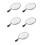 5Pcs Silver Wire Mesh Fishing Nets Large Scoop Durable Landing Nets 5