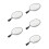 5Pcs Silver Wire Mesh Fishing Nets Large Scoop Durable Landing Nets 3
