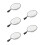 5Pcs Silver Wire Mesh Fishing Nets Large Scoop Durable Landing Nets 6