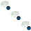 10pcs Simulation Tree Ornaments Fake Tree For Model Scenery Diy Train Scenery 8