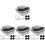 4Pcs Outdoor Weatherproof Electrical Junction Box Durable ABS Plastic 2