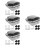 4Pcs Outdoor Weatherproof Electrical Junction Box Durable ABS Plastic 7