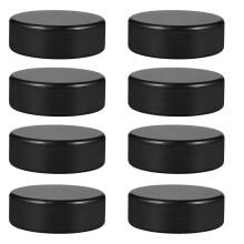 50Pcs Durable Black PU Hockey Training Pucks Indoor Outdoor Floor Use