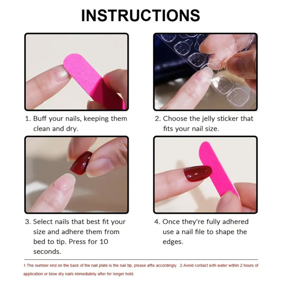 Zhouq-Outdoors Pink Cat Eye Fake Nails For Stage Wear