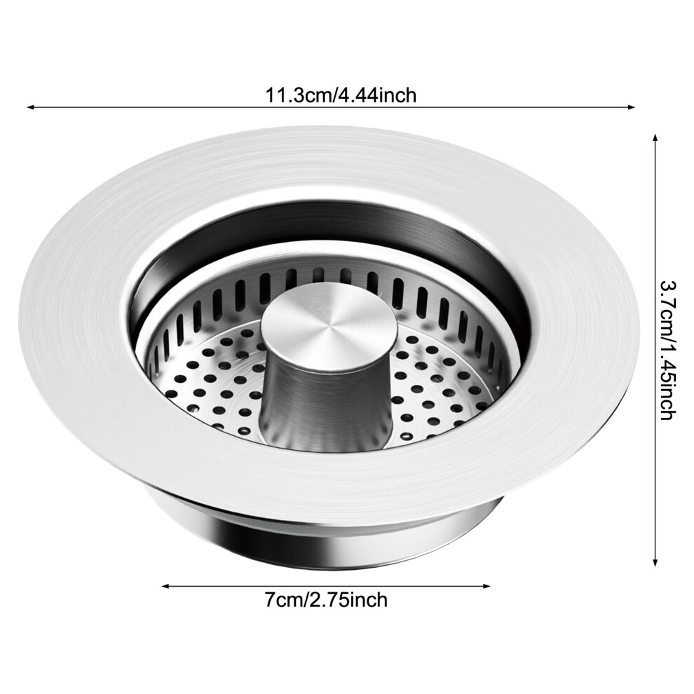 Anti-Clog Sink Strainer & Stopper Cover 6447105701908