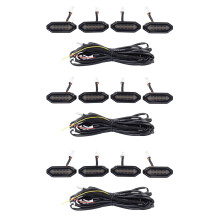 20X Luci Della Griglia Anteriore A LED Luci Della Griglia Esterna A Luce Ambra Bianca per Jimny JB64 JB74 2019 2020 2021