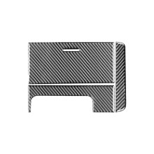 För TSX 2009-2014 LHD Carbon Fiber Center Console Cup Hållare Handbroms Panel Trim Interiörtillbehör