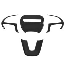 Zwarte Stuurhoesbekleding voor Charger Challenger Durango 2015-2022 Auto-Interieurstijl