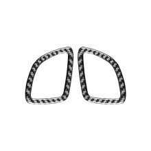 Carbon Fiber for Impreza 2009 2010 2011 Dashboard Side Air Outlet Defogger Vent Cover Trim Interior Accessories