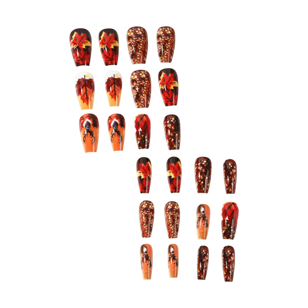 Reach-Tools Halloween Deer Press-On Nails, 24Pcs