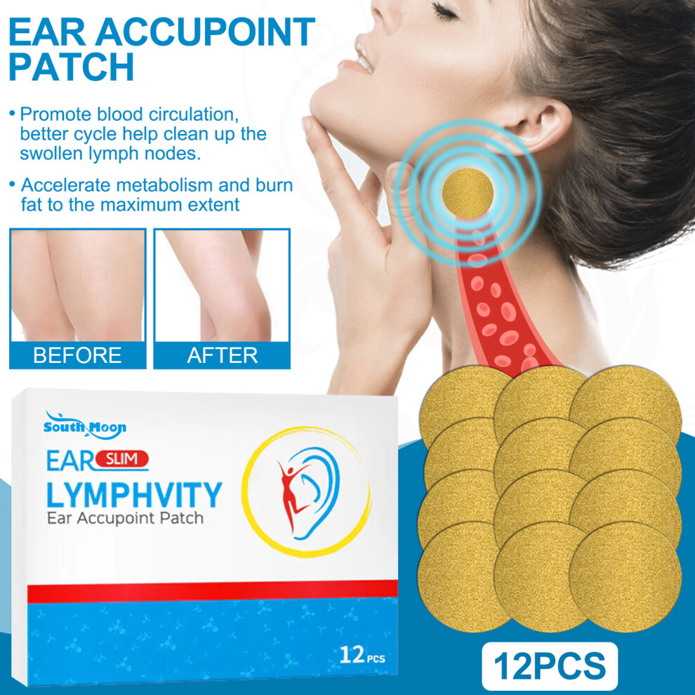 Dcph-Clothing 12Pcs Ear Care Patches - Natural Elderly Care