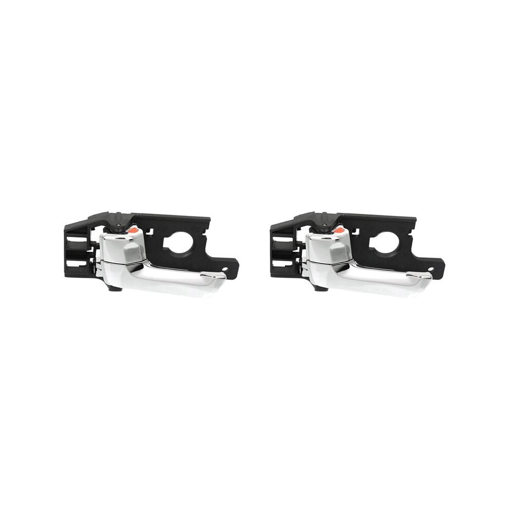2X Front Or Rear Left Passenger Side Interior Inner Door Handle For 2005-2010 Sportage 82620-1F000 Rh +Chrome Black 6033019130882