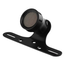 Luce Targa Retrò un LED per Moto, Luce Freno Posteriore, Luce Targa con Staffa Nera per Sportster A