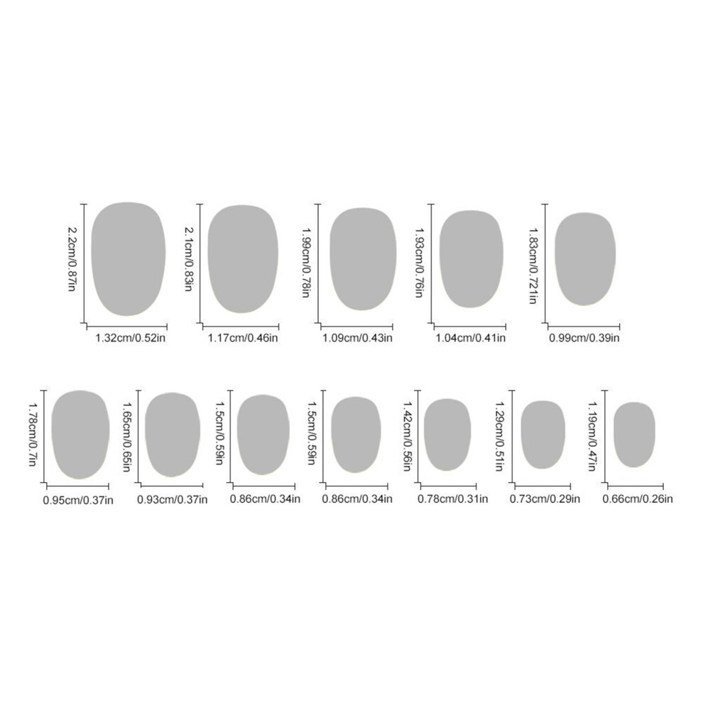 Reach-Tools 24Pcs Rabbit Print Fake Nails - Stage Wear