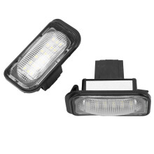 2 Szt.BiałE OśWietlenie Tablicy Rejestracyjnej Led dla W203 Lampa Tablicy Rejestracyjnej Samochodu dla W203 4D 2001-2007